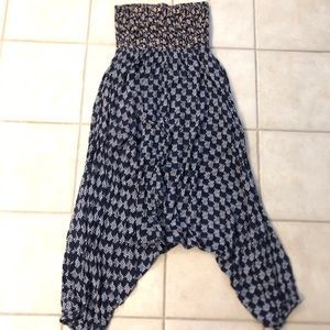 Anthropologie Harem Style Romper